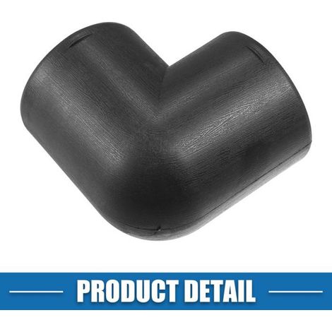 Conduit de chauffage de voiture Voiture Chauffage Chaud Tuyau Coude Sortie Connecteur 2.95" 75mm OD Noir (1/5)