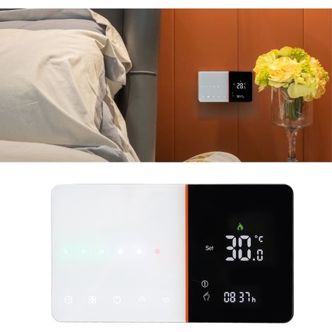 Régulateur de température pour chaudière version BHT-005-GCLWWIFI avec détection de température, d'humidité et de PM2.5, 95-240 V CA (1/5)