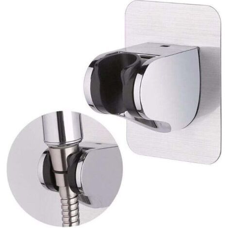 Duschhalterung, abnehmbare, wandmontierte Duschkopfhalterung mit verstellbarem Winkel, wasserdicht, robust, zur Wandmontage für Badezimmer/Hotels, 1 Stück