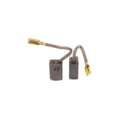 Jeu De 2 Charbons Adaptable Pour Hitachi. Dimensions: 6.5 X 9 X 13.5mm.