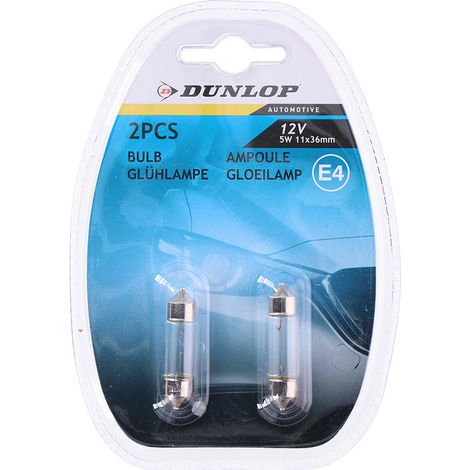 Bombilla 12v 5w 1,1x3,6cm dunlop (1/2)