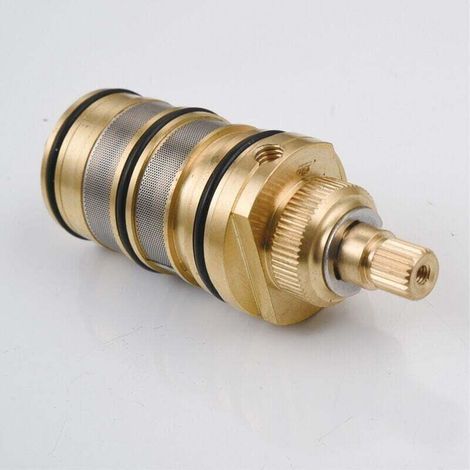 Thermostatische Duscharmatur aus Messing mit Kartusche und Griff für Duschmischer (1/4)