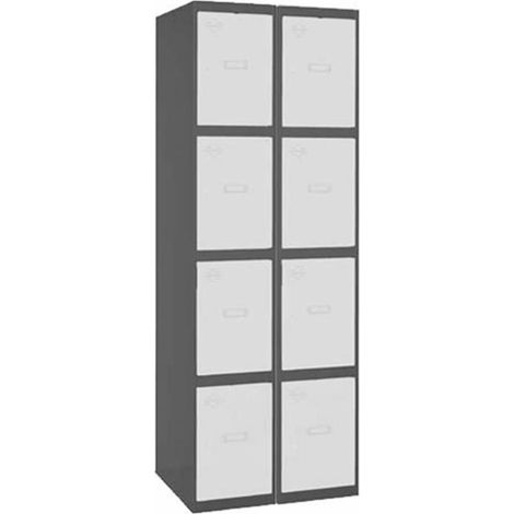 Taquilla 1800x600x500 SIMONLOCKER PROFESIONAL 4 PUERTA 2/8 300 (600)AN/BL marca SIMONRACK