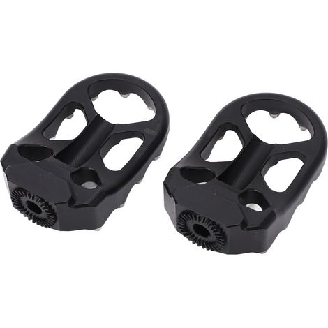 Lot de 2 repose-pieds avant antidérapants et réglables en aluminium anodisé CNC, de remplacement pour R1200GS LC Adventure et R1200GS LC (noir). (1/5)