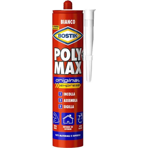 BOSTIK POLYMAX BIANCO CARTUCCIA GR.425 PZ 1,0