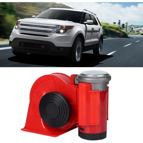 Klaxon pneumatique compact et puissant 12 V 120 dB pour voiture et moto, style trompette d'escargot (1/5)