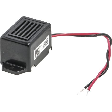 Composant du bruiteur magnétique RS PRO 75dB Continu, 8V c.c. max, Montage sur platine ( Prix pour 1 ) (1/3)