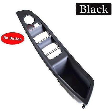 Garniture de poignée de porte intérieure gauche (côté conducteur) améliorée, beige et noir, pour BMW Série 5 F10 F11 F18 520i 523i 525i 528i 535i - Poignée de porte intérieure - Noir - Conduite à gauc (1/5)
