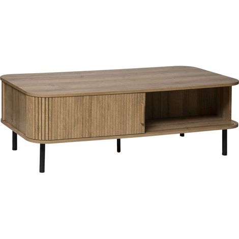 Table basse 2 portes en bois COLVA (1/5)