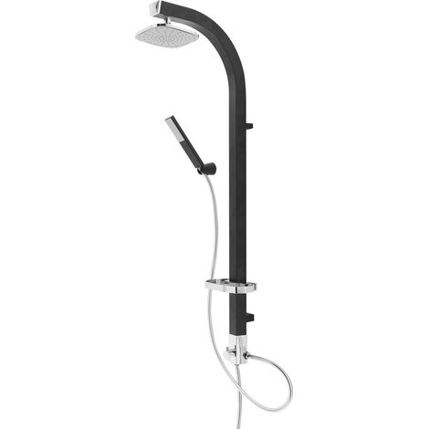 Ensemble de douche MADAGASKAR noir chrome SCHÜTTE
