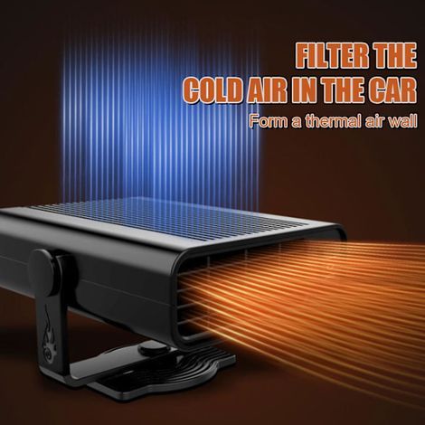 500W Electric Car Heater DC 12V Heater Fan Dehumidifier Defroster D (1/4)
