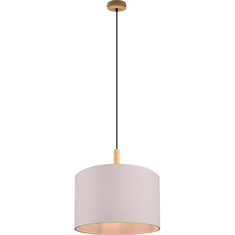 Lampada a sospensione, legno, naturale, 40x150x40 cm, Korba (1/2)