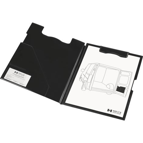 Magnetoplan Magnetische Klemmbrett Mappe, A4, schwarz