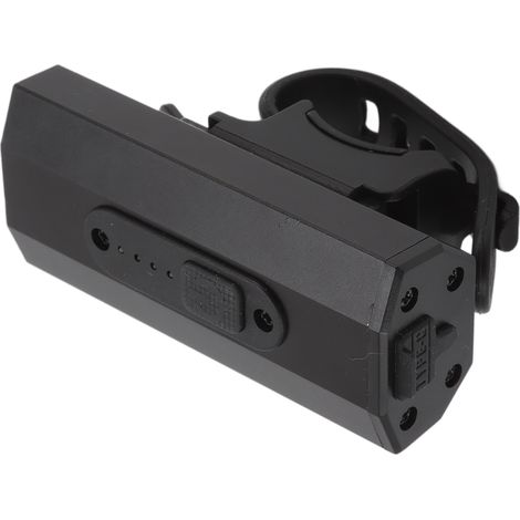 Doppelte LED-Fahrradlampe, 6 Helligkeitsstufen, USB-aufladbar, Aluminium, für Outdoor-Radtouren (1/5)