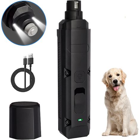 Filiyano-Broyeur de griffes de chien électrique silencieux noir (1/5)