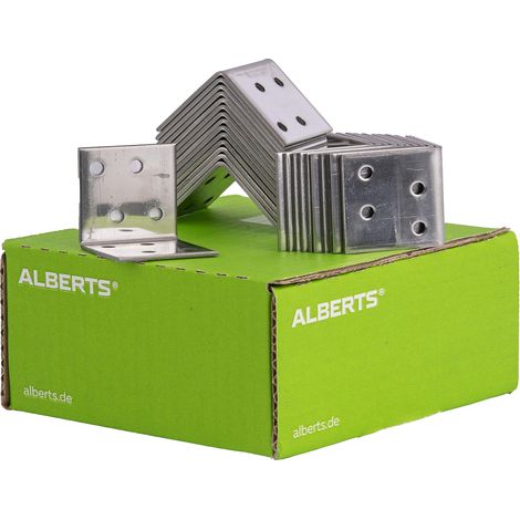 GAH-Alberts 361020 Squadretta di giunzione, Acciaio, 40 x 40 x 40 mm / 25 pz (1/4)