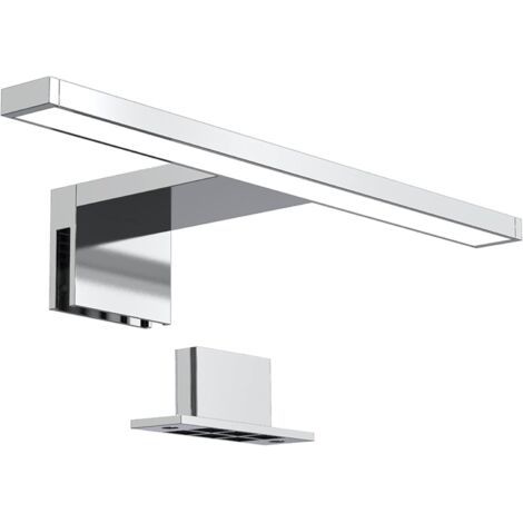 Applique murale LED chromée 5W – Lumière neutre 4200K – Largeur 300mm – Indice de protection IP44 pour salle de bain (1/5)