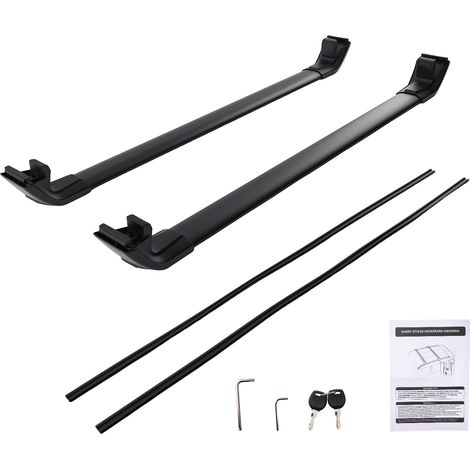 Pair Aluminium Black Roof Rack Cross Bars For BMW X5 F15 F85 G05 F95 2013+ (1/4)