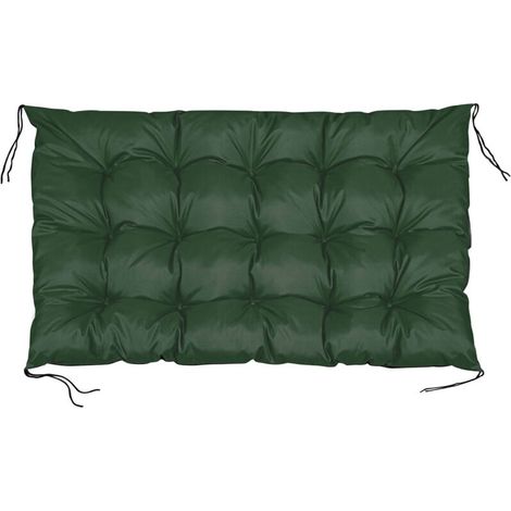 Coussin Palette - 120x80 cm - PVC Codura 100 % Polyester - Remplissage Fibres Silicone - Pour Banc Europalette - Vert (1/5)