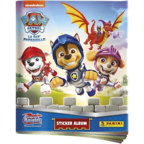Sticker-Album – Paw Patrol Rittermission – 32 Seiten – Einleger in der Mitte – 1 Stück (1/2)