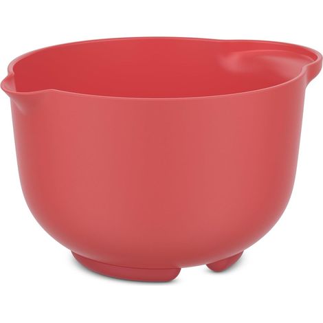 Bol de Préparation Chef It, Base Antidérapante, Résiste au Micro-Ondes et au Lave-Vaisselle, Bol, Matériau Résistance aux Chocs Supporte Jusqu'À 110°C, 1500 ml, Coral (1/5)