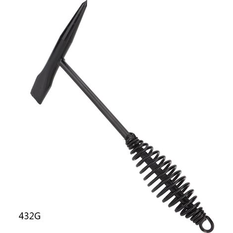 Spring Handle Welding Hammer Cleaning Chipping Hammer Welding Slag Remover Tool (432G)