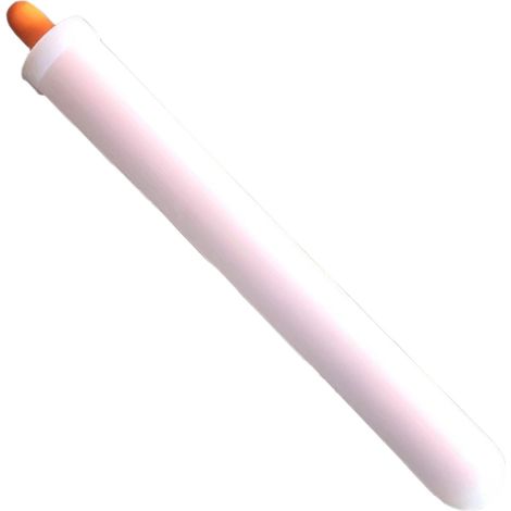 Moule à glaçons en silicone réutilisable pour fabriquer des tubes à glace et préparer des boissons lactées maison (orange). (1/5)