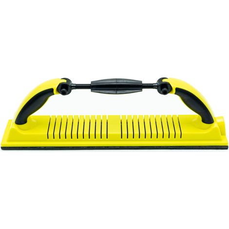 Pour Ponceuse murale pour cloison sèche 7 x 40 cm Ponceuse à perche réglable avec poignée rotative Ponceuse manuelle pour économie de main-d'œuvre Bloc de (1/5)