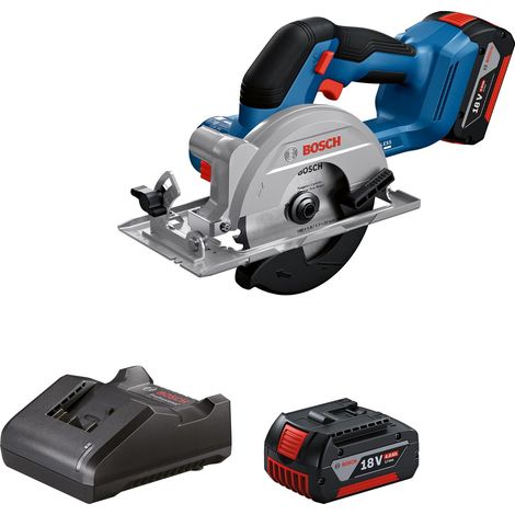 Sierra eléctrica portátil Bosch gks 18v-51 motor sin escobillas 2 baterías 4.0Ah