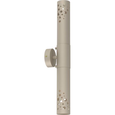 Applique murale haut/bas crème 49cm Tibia 2xGU10 Luminex