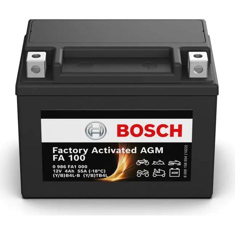 Batería De Moto Bosch FA100-M4F17 12V 4Ah 55A