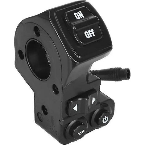 Interrupteur étanche pour trottinette électrique Kukirin G2 Pro/G2 Pro DB/G2 Max, bouton de klaxon à quatre fonctions, 6 broches (1/5)