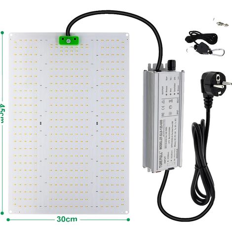 Lámpara LED de cultivo, opciones de 120 W o 240 W, regulable, espectro completo. (1/2)