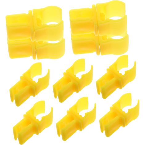 Milisten 10pièces Lot de Clips pour Poteaux Entraînement De -Ball Boucle Entraînement pour Sport Accessoire pour Poteau (1/5)