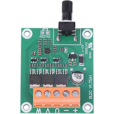 Carte de commande pour moteur CC sans balais 6V 12V 24V, lecteur CD vert (1/5)