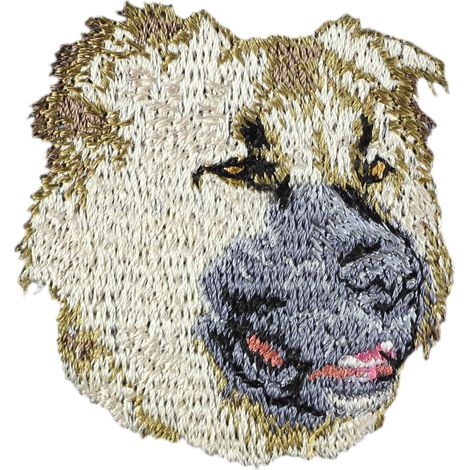 Pastor caucásico: parche con forma de perro, parche bordado, decoración única para mochila de Art-Dog (1/3)
