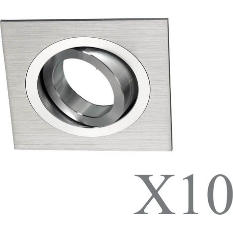 Pack 10 Classic cuadrado aluminio