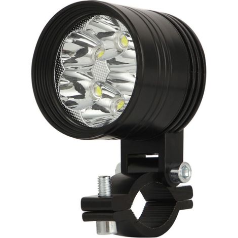 1 pièces Super lumineux blanc moto LED projecteur phare étanche Spot tête lampe conduite antibrouillard 6000K - 60W