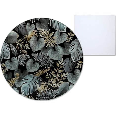 Carmani, planche en verre 30 cm - Fleurs (1/4)