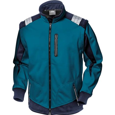 SIR SAFETY SYSTEM STARFLEX Veste de travail softshell respirante pétrole bleu Taille M