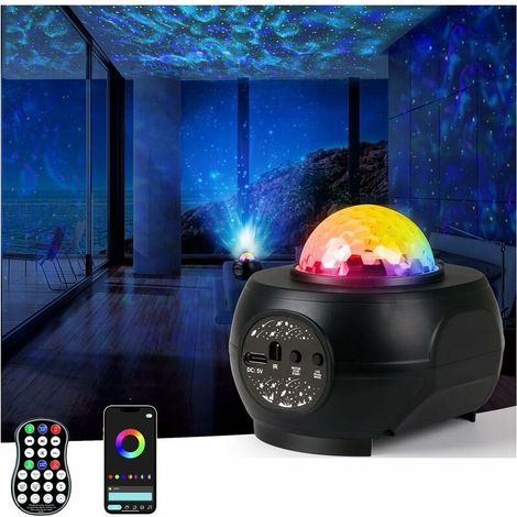 LED Starry Sky Projector,Planetarium Projector,Kids Night Light,Star Night Light with 360 Degree Rotatable,Galaxy Projector with Bluetooth and App,Galaxy Lamp with Calming Effect (1/5)