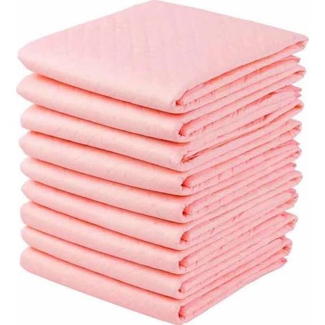 KLVGTIFS PU - Tapis de dressage pour chien, tapis absorbant et étanche, jetable, pour uriner Rose Épais Taille M 45 x 60 cm (50 pièces) (1/5)