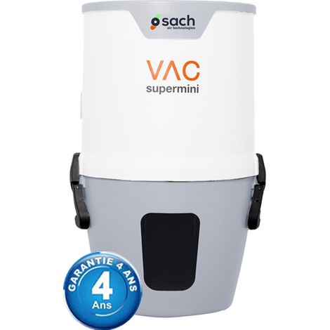 Centrale d'aspiration SACH VAC SUPER MINI garantie 4 ans (jusqu’à 300 m²), Sach UD6010-SC/E