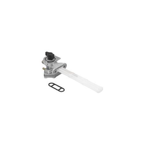 Ce commutateur de carburant 51023 1260, en alliage d'aluminium, est une pi��ce de rechange pour la Vulcan 800 VN800A (mod��le 2004) et comprend un tuyau de 2 m��tres et un raccord. Il est compatible a