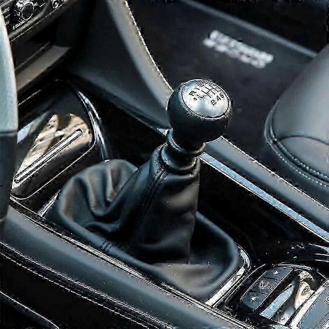 Pommeau de levier de vitesse en cuir pour Citroën C5 (2008-2017), boîte de vitesses manuelle, accessoires auto Yalo (1/5)