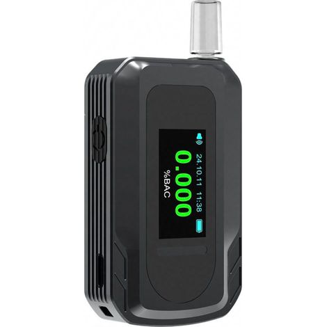 Alcoholímetro electroquímico D2000, recargable tipo C, con alarma visual. (1/5)