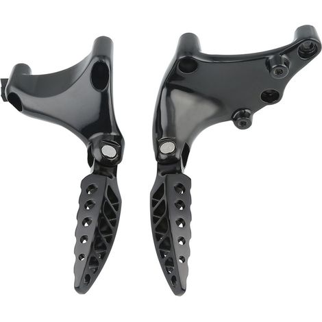 Repose-pieds arrière modifiés CNC, supports de repose-pieds passager arrière, pédales de vitesse compatibles avec Harley-Davidson 883 48 (1/5)