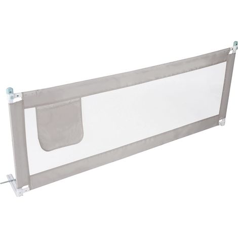 Trintion Bed Guard Bed Rail 180x80cm Kids Bed Guard Bed Rail Foldable Safety Bed Guard Safety Bed Rail(Gray) (1/5)