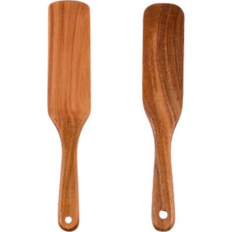 Ustensiles de cuisine - Ensemble de 2 pièces en bois pour la cuisson - pour cuisiner, remuer, mélanger (1/5)