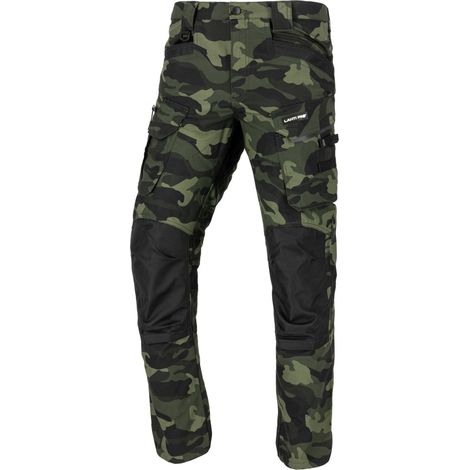 Pantaloni da combattimento mimetici verdi CON rinforzi, "S", CE,lahti (1/5)